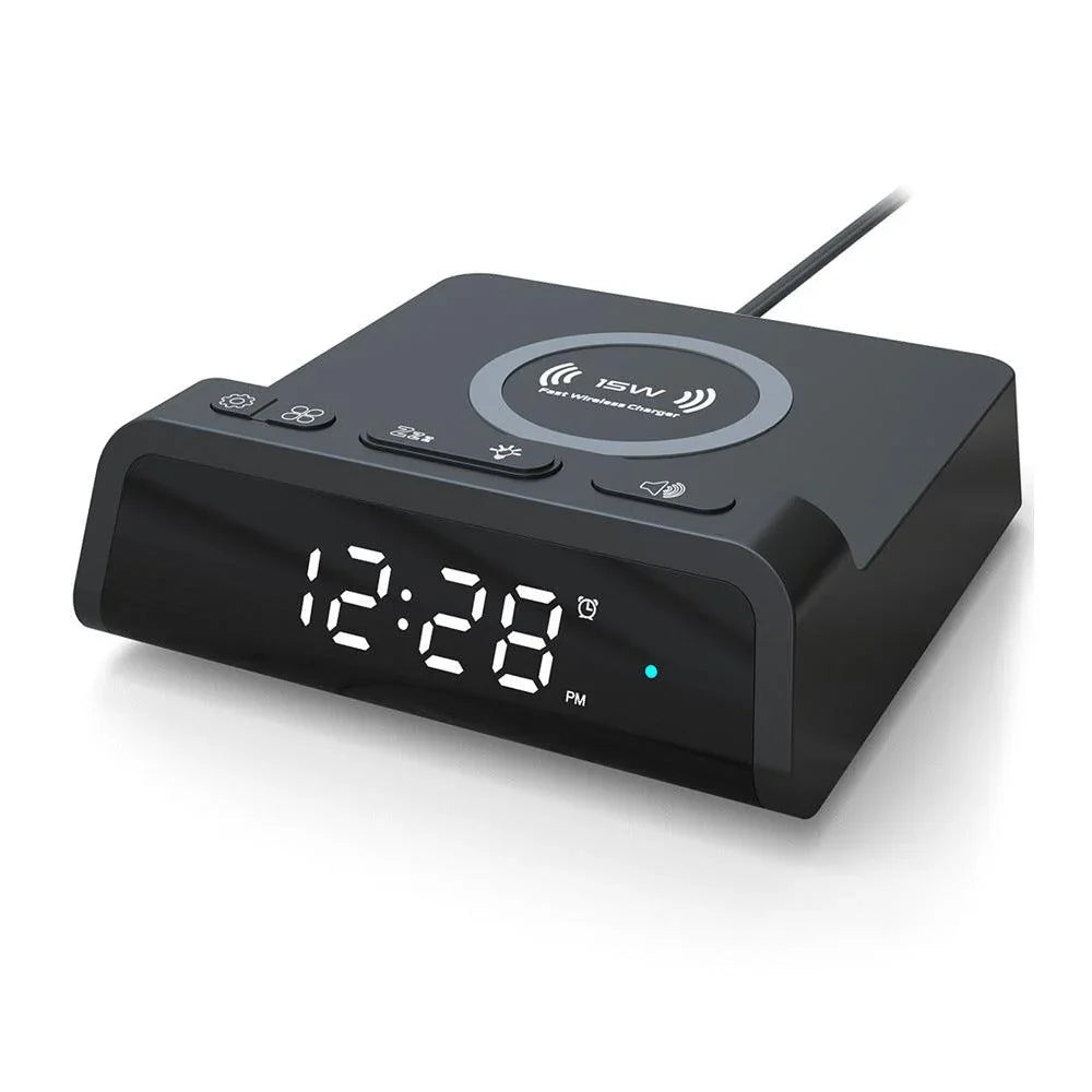 Multifunctional Alarm Clock & Phone Wireless Charger - SmartGizmoShop