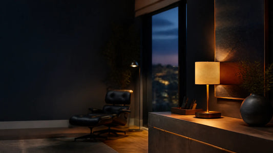 Smart lighting ideas for a modern home with warm ambient light
