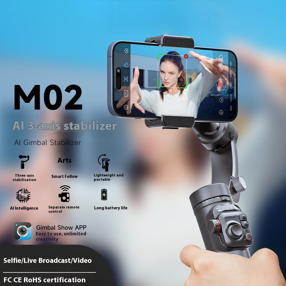 Intelligent AI Three-axis Head Stabilizer Tripod by smartgizmoshop
