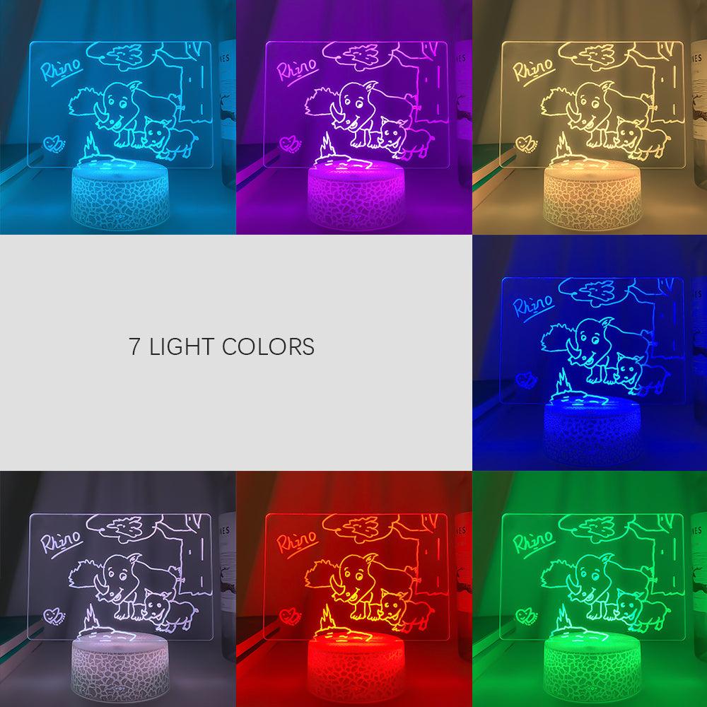 Rewritable Night Light With Display Panel - SmartGizmoShop