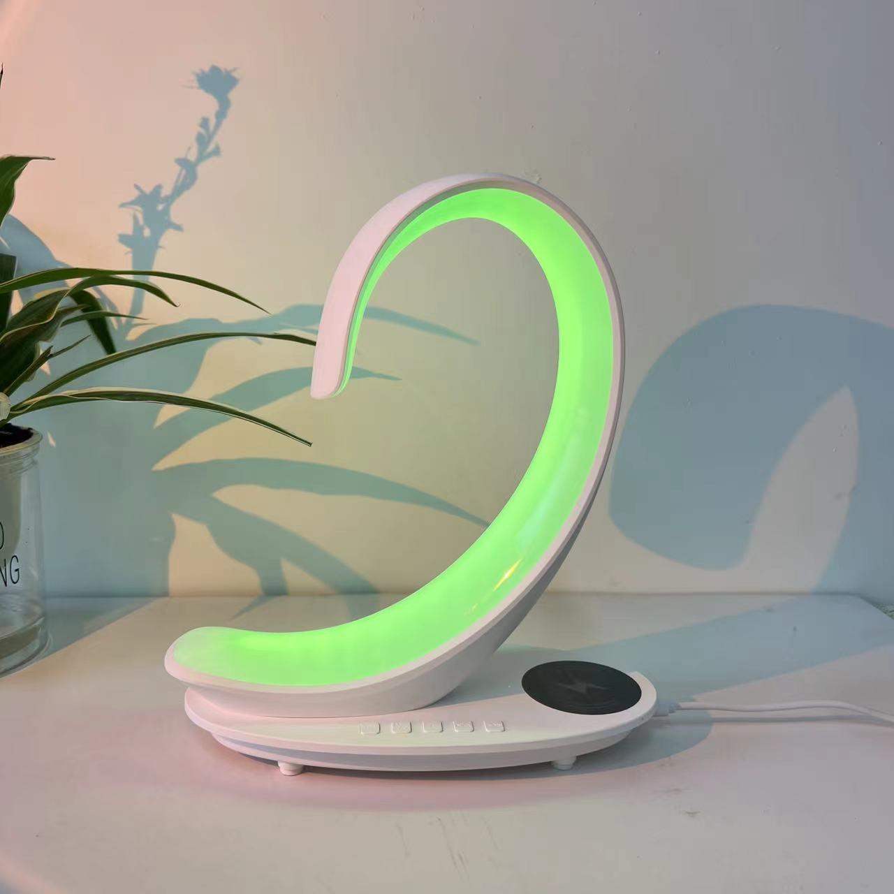 Multi-functional Wireless Charger- Speaker - Colorful Light - SmartGizmoShop