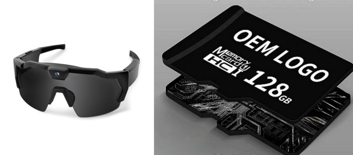 Smart Camera Sport Sunglasses with HD 1080P Video & Wi-Fi