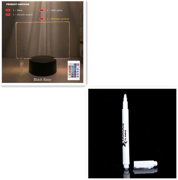Rewritable Night Light With Display Panel - SmartGizmoShop