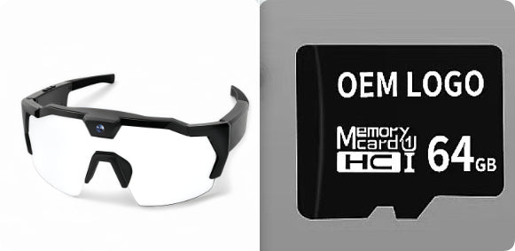 Smart Camera Sport Sunglasses with HD 1080P Video & Wi-Fi