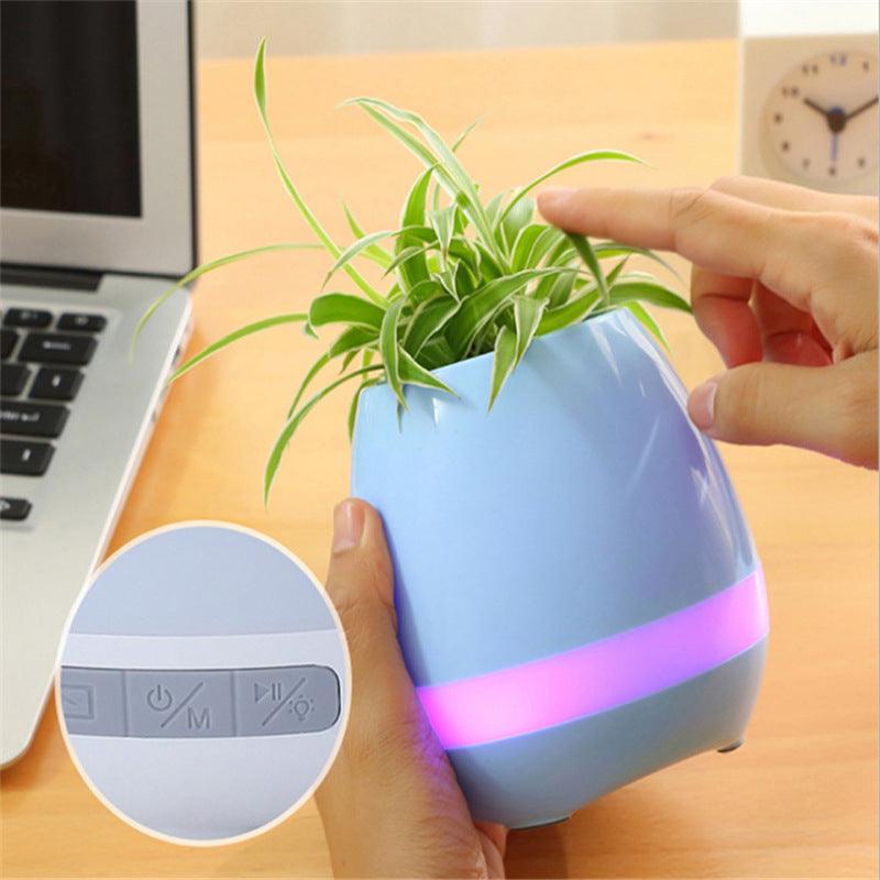 Smart Touch Flowerpot Bluetooth Speaker - Music & Nature - SmartGizmoShop