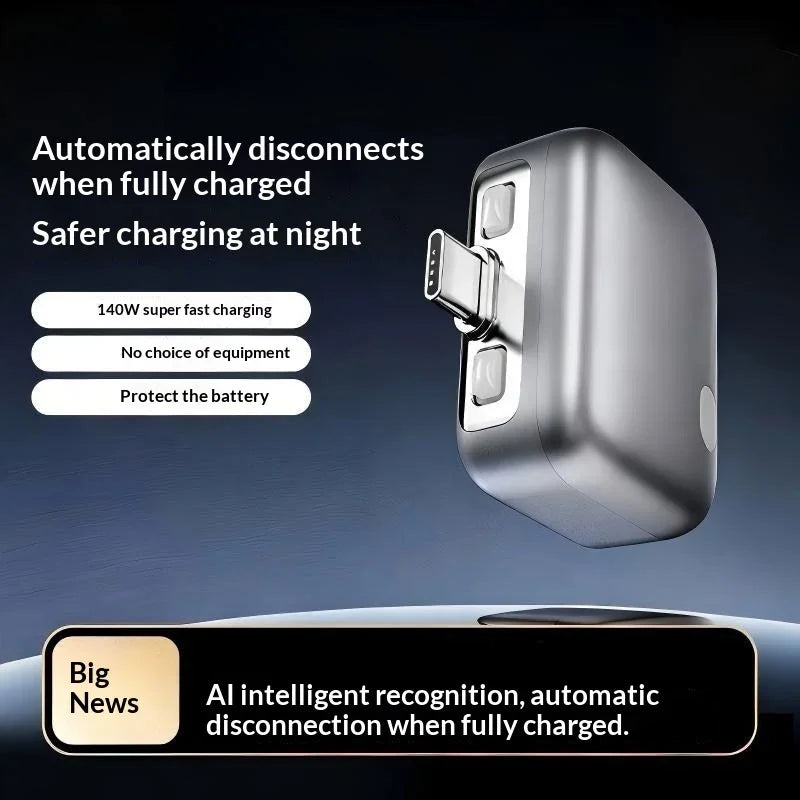 smartgizmoshop 140W AI auto disconnect charging protector for safe overnight battery charging