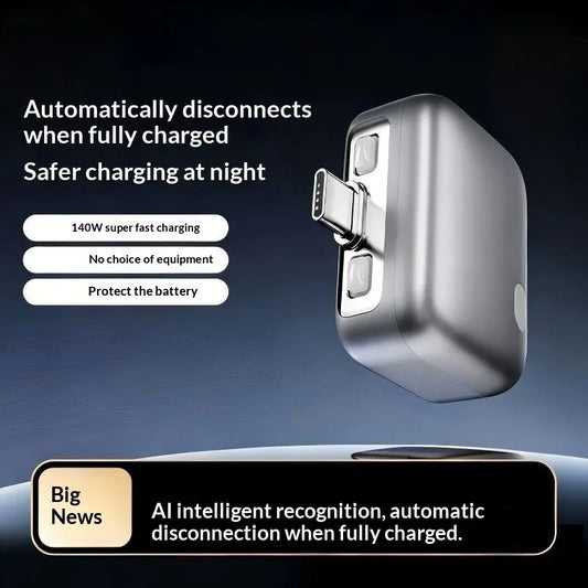 smartgizmoshop 140W AI auto disconnect charging protector for safe overnight battery charging