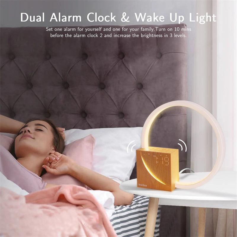 Bedside Lamp with Alarm Clock and USB Charger - SmartGizmoShop