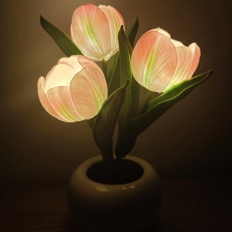 LED Tulip Night Light - Romantic Flower Lamp for Home & Office Decor - SmartGizmoShop