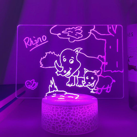 Rewritable Night Light With Display Panel - SmartGizmoShop