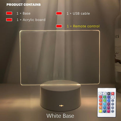 Rewritable Night Light With Display Panel - SmartGizmoShop