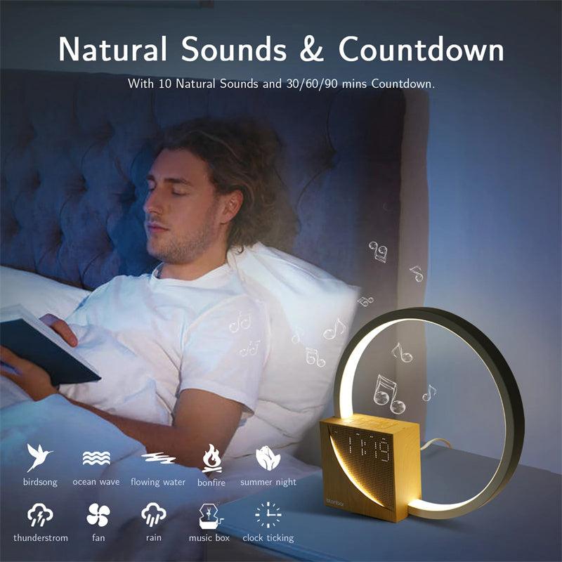 Bedside Lamp with Alarm Clock and USB Charger - SmartGizmoShop