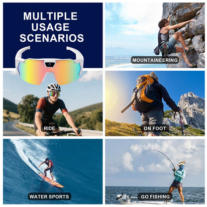 Smart Camera Sport Sunglasses with HD 1080P Video & Wi-Fi