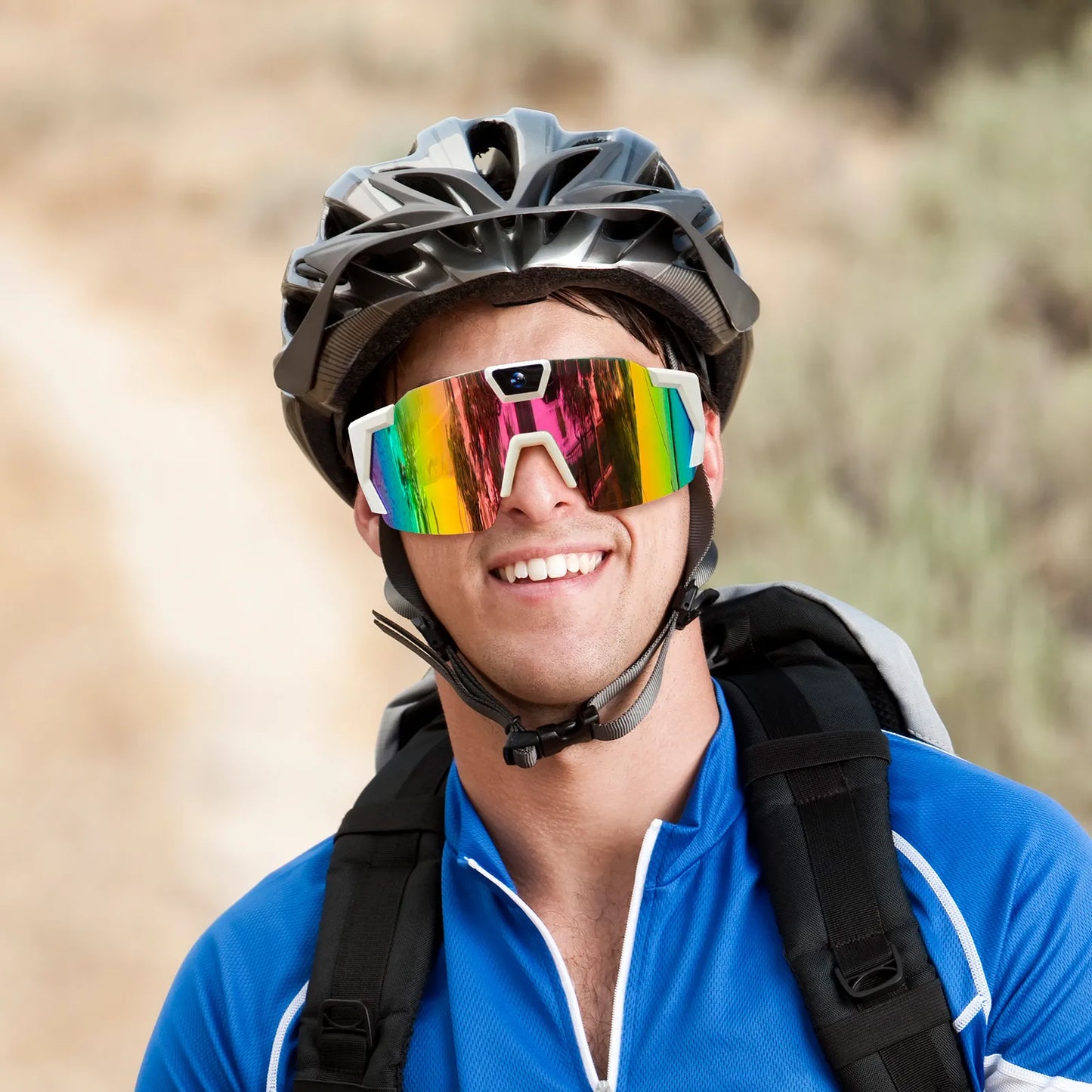 Smart Camera Sport Sunglasses with HD 1080P Video & Wi-Fi