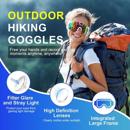 Smart Camera Sport Sunglasses with HD 1080P Video & Wi-Fi