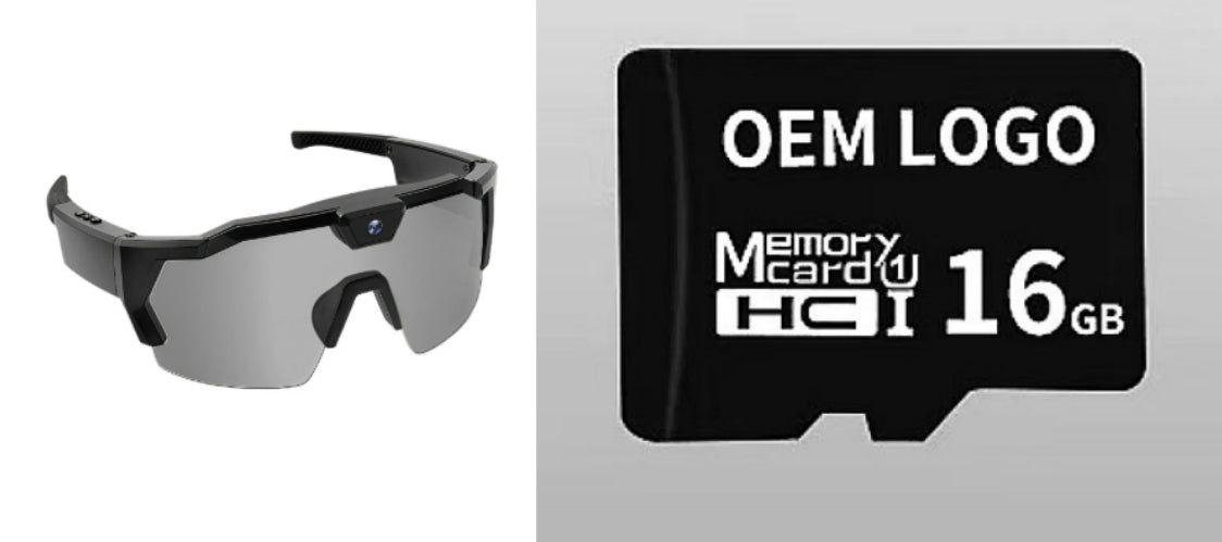 Smart Camera Sport Sunglasses with HD 1080P Video & Wi-Fi