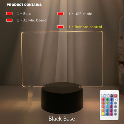 Rewritable Night Light With Display Panel - SmartGizmoShop