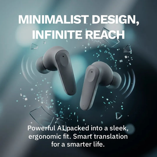AI Translation Earbuds – Real-Time Translator, Smart Meeting Assistant & Transcriber