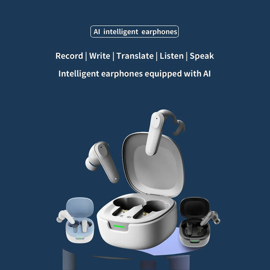 AI Translation Earbuds – Real-Time Translator, Smart Meeting Assistant & Transcriber