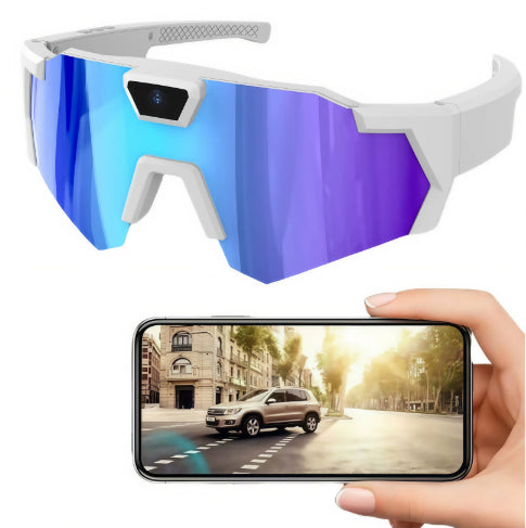 Smart Camera Sport Sunglasses with HD 1080P Video & Wi-Fi
