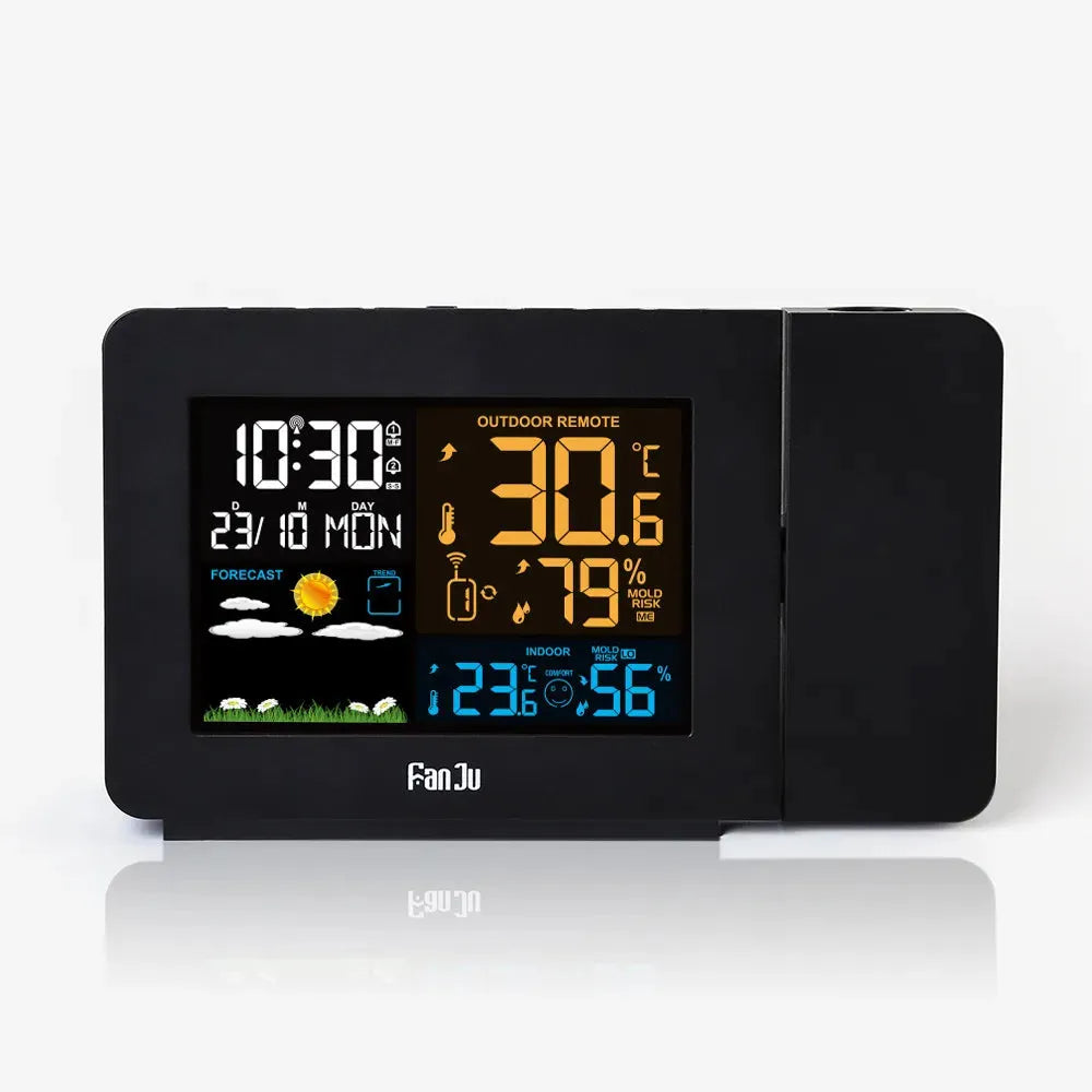 Weather Station with Projection Alarm Clock - SmartGizmoShop