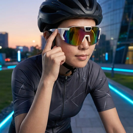 Smart Camera Sport Sunglasses with HD 1080P Video & Wi-Fi