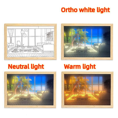 Sunshine Drawing Night LED Light - SmartGizmoShop