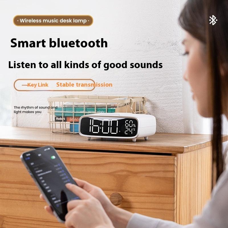 Wireless Charger with Small Night Lamp, Bluetooth Speaker and Clock - SmartGizmoShop