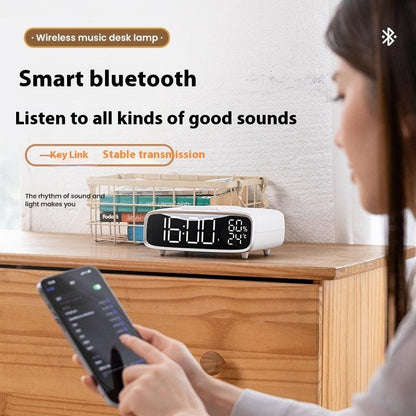Wireless Charger with Small Night Lamp, Bluetooth Speaker and Clock - SmartGizmoShop