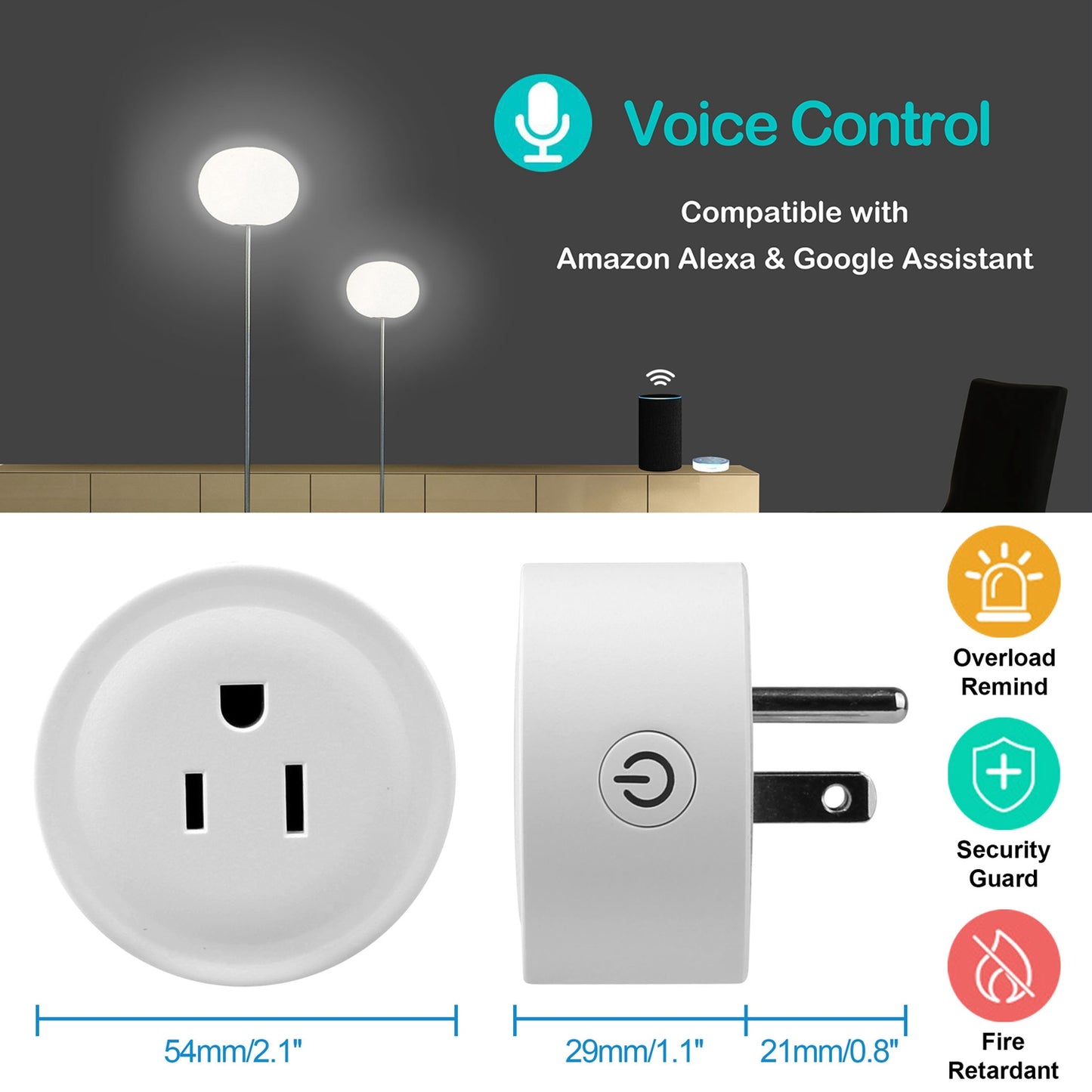 Alexa Compatible WiFi Smart Plug