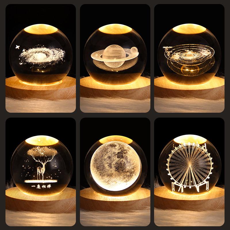 3D Planet Moon Lamp - SmartGizmoShop