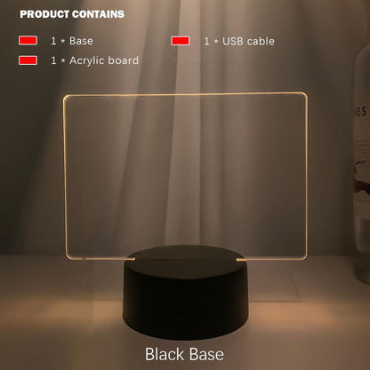Rewritable Night Light With Display Panel - SmartGizmoShop