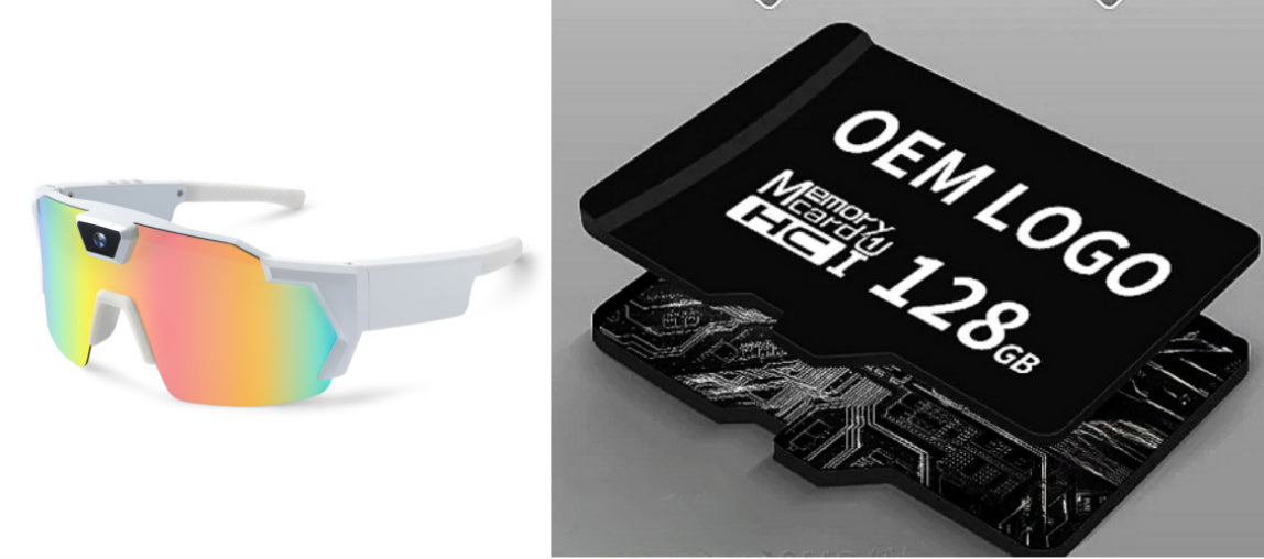 Smart Camera Sport Sunglasses with HD 1080P Video & Wi-Fi