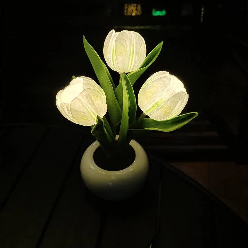 LED Tulip Night Light - Romantic Flower Lamp for Home & Office Decor - SmartGizmoShop