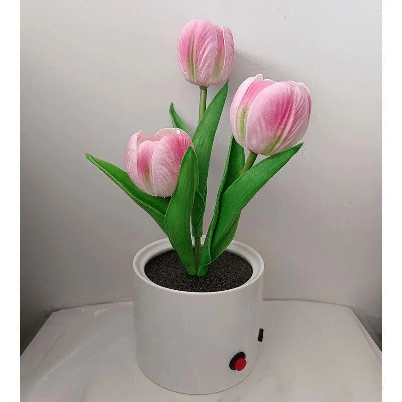 LED Tulip Night Light - Romantic Flower Lamp for Home & Office Decor - SmartGizmoShop