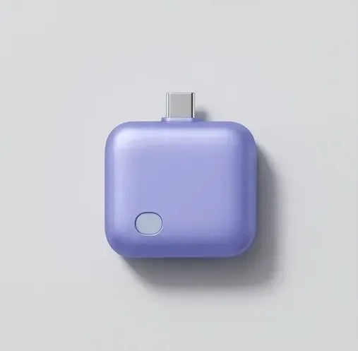 Purple smartgizmoshop auto disconnect charging protector with USB-C connector