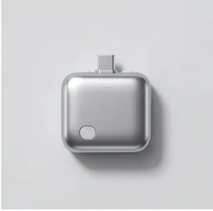 Silver smartgizmoshop auto disconnect charging protector with USB-C connector