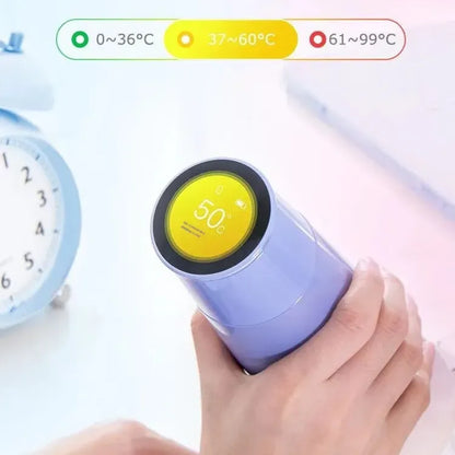 Smart Insulated Water Bottle with Drink Reminder & Color Screen