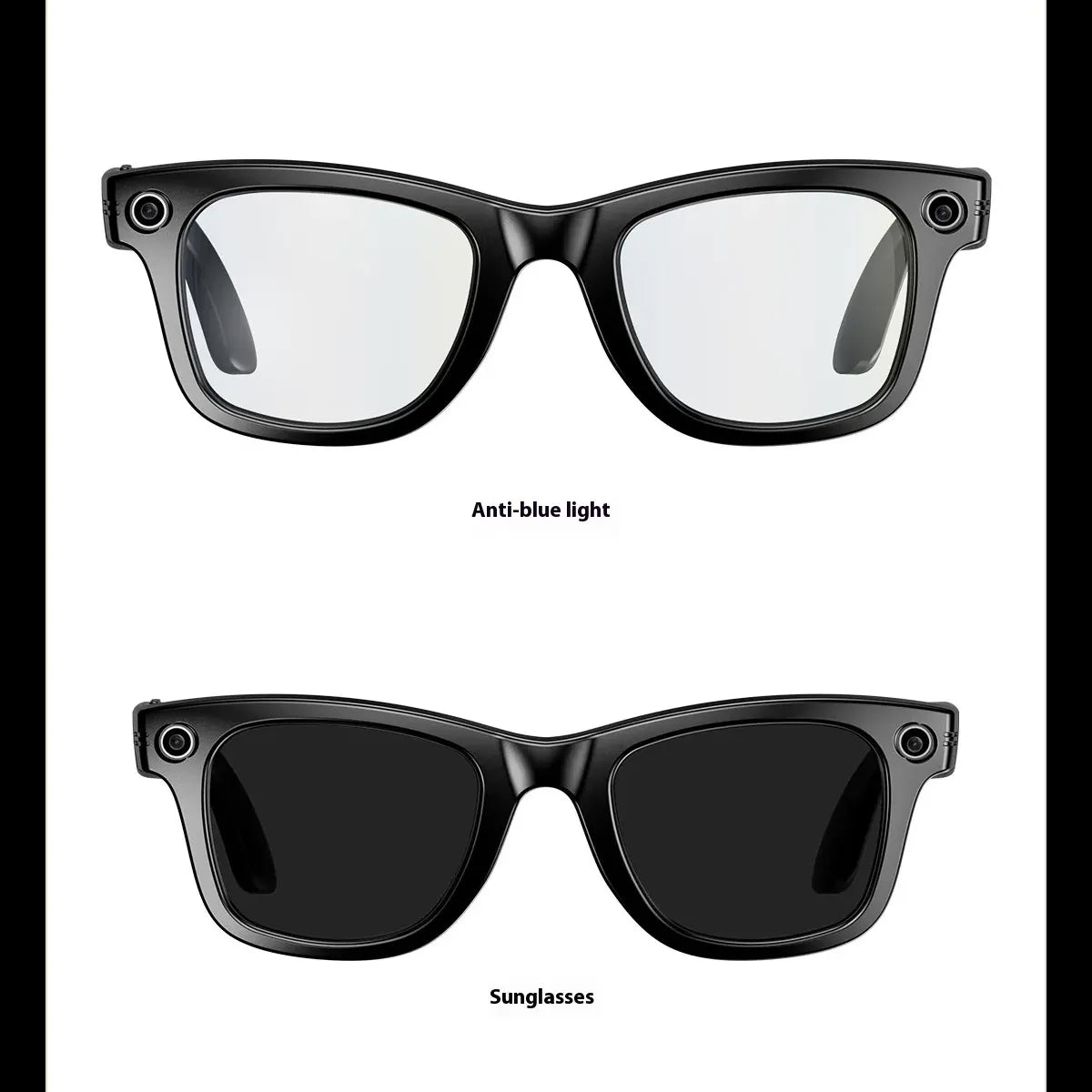 AI Smart Camera Glasses with 720p Video & Bluetooth Audio