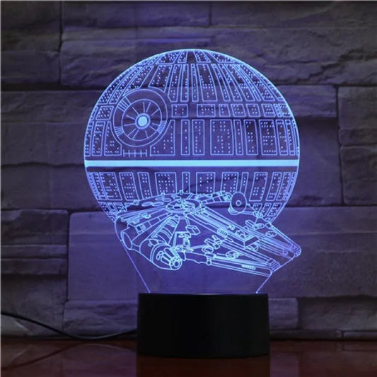 Colorful Three-Dimensional Acrylic Table Lamp - SmartGizmoShop