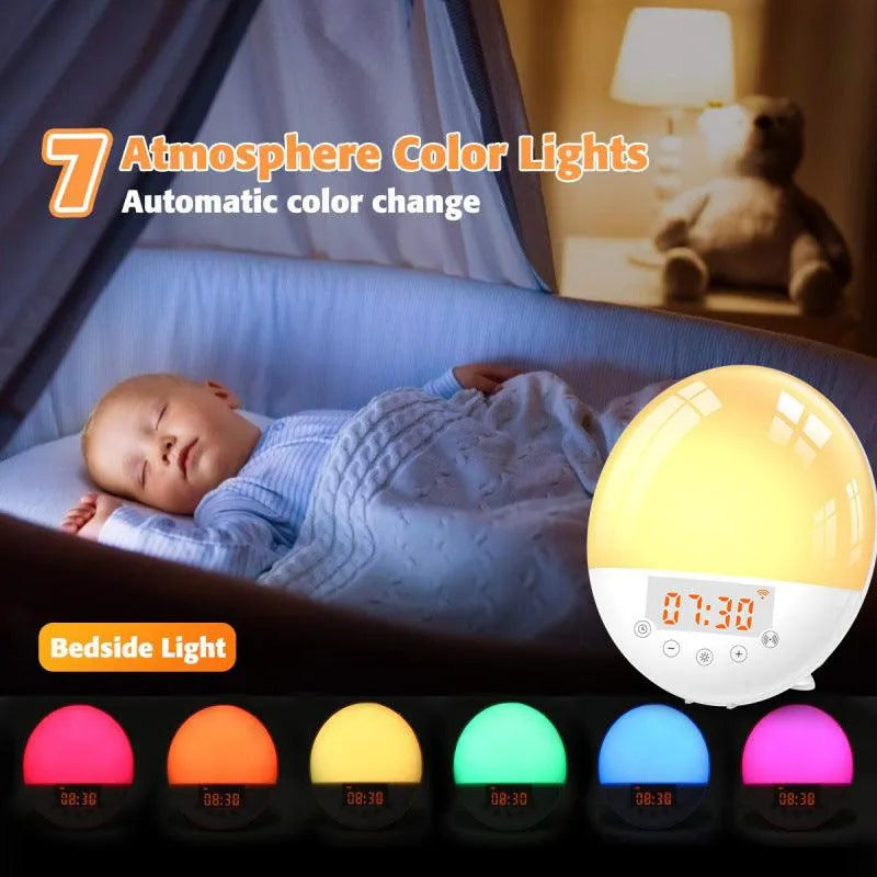 Smart Alarm Clock with Sunrise Simulation and Voice Control - SmartGizmoShop
